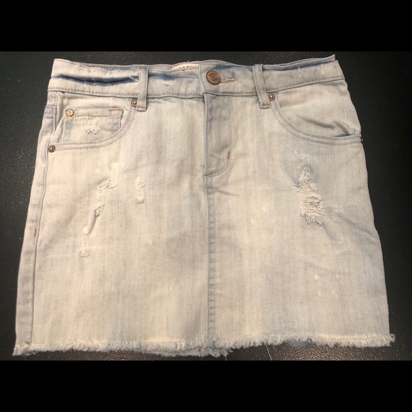 GARAGE Acid Washed/Distressed Denim Skirt size 1 - Picture 1 of 3